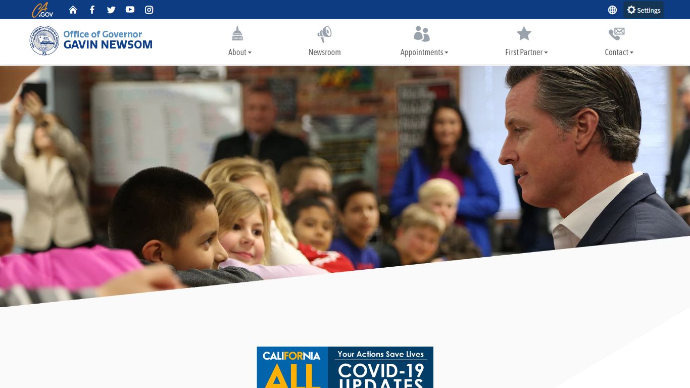 Governor's Office Organizational Chart - California Governor